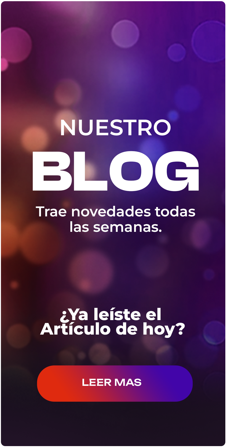 Nuestro blog